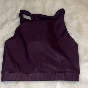 Tone It Up plum Purple High Neck Top Medium